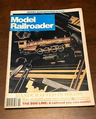 MODEL RAILROADER MAGAZINE (October 1982) Steam Locomotives B&O Mikado Soo Line • $7.59