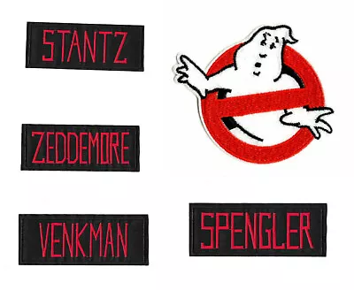 GHOSTBUSTERS NAME TAG Iron On Patch Embroidered Badge Spengler Stantz Venkman • $3.35