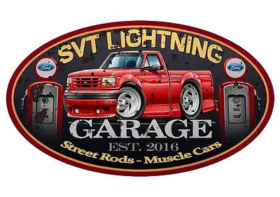 1993 1994 1995 Ford SVT Lightning F150 Truck Car-toon Wall Art Graphic Sticker • $19