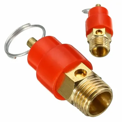 Brass 1/4  1/8  BSP Air Compressor Pressure Safety Relief Valve 8Bar120PSI • $11.89