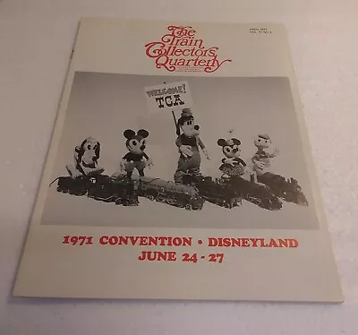 Vintage The Train Collectors Quarterly 1971 TCA Convention Disneyland Magazine • $39.99