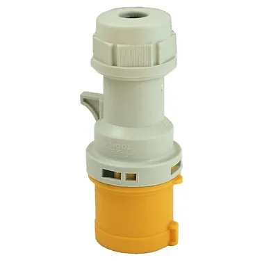 110V 2P + E 16A Industrial Plug IP44 • £6.28