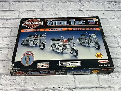 1993  Remco HARLEY DAVIDSON MOTORCYCLES Steel Tec Construction System W/ Box  • $29.99