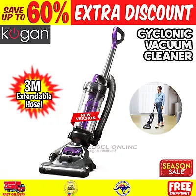 Pet Hair Vacuum Cleaner Bagless Cyclonic Filter Upright Carpet Clean Brush Tool • $128.63