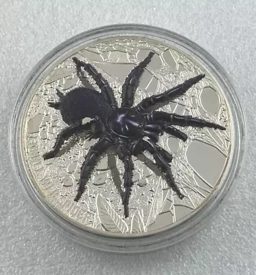 2023 Niue $10 Australia's Funnel Web Spider 5oz Coloured Proof Coin Low Mintage • $575