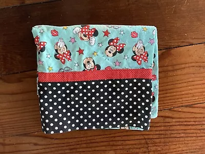 Minnie Mouse Pillow Case (30 X 21 Inches) Hand Made Polka Dot Trim Disney  • $9.95