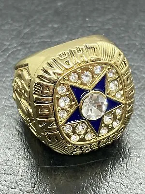 Dallas COWBOYS Super Bowl Championship 1971  Replica Ring / Stauback #12 Size 11 • $42.90