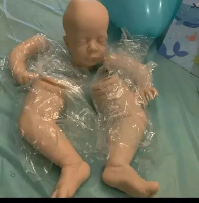 Jude By Olga Auer Reborn Baby Doll Kit. Unpainted Head Arms Legs • £120.48