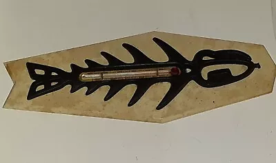 1960 St. Labre Indian School Fish Skeleton Thermometer Ashland Montana • $8.50