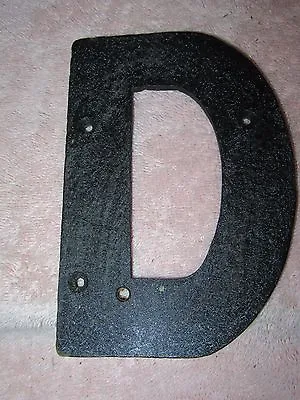 $5.99 • Buy  D  - Vintage 6  Tall Wooden Alphabet Sign Letters - Make Your Own Sign/Saying