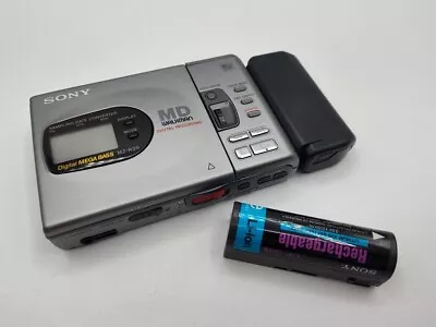 Rare Sony Minidisc Md Walkman Mz-r35 Portable Recorder Tested Working Read • $110
