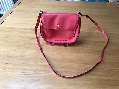 “tula - Radley”  Small Red  Leather Crossbody Bag • £16.99