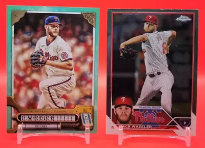 2 Card Lot - Zack Wheeler - Philadelphia Phillies - See Pictures And Description • $2.99