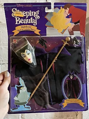 NEW IN BOX 1992 Mattel Disney Sleeping Beauty Maleficent Mask Costume BARBIE • $35