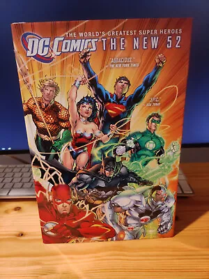 DC Comics: The New 52 Hardcover Book The World's Greatest Super Heroes. • $33