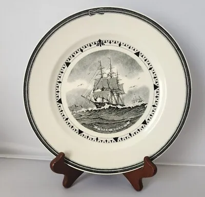 $39.99 • Buy Wedgwood Stag Hound 9  American Clipper Ship Series Creamware Plate Black 