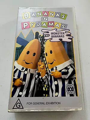 Bananas In Pyjamas - Monster Bananas (VHS 1994) PAL • $12.95