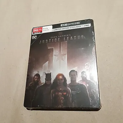 Brand New - Zack Snyder's Justice League - 4k Ultra HD Limited Edition Steelbook • $299