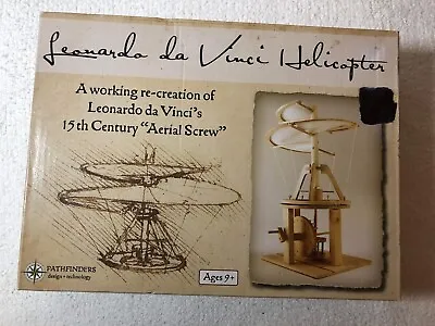 Leonardo Da Vinci Working Helicopter Toy Model/Kit NEW By Pathfinders Ages 9+ • $24.03