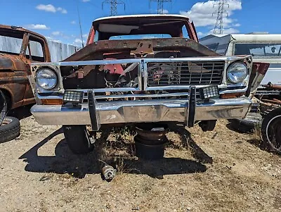 1967 1968 1969 1970 1971 1972 Ford F100 F250 Front Bumper With Guards Oem • $250