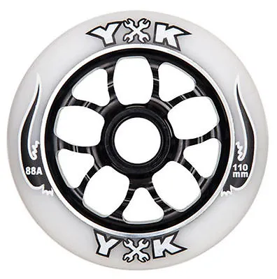 Metalcore Scooter Wheels 110mm X 88a YAK Mechanic  - 2 Wheels W/ABEC7 Bearings • $16.95