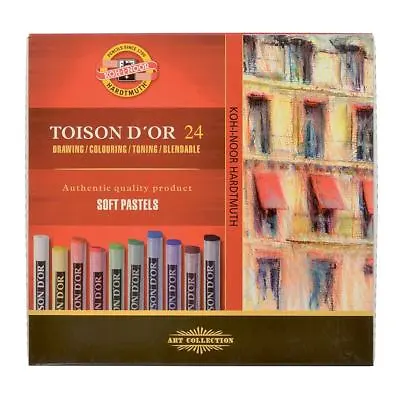 Koh-I-Noor Toison D'Or Assorted Colour Soft Pastels In Sets Of 12 24 36 & 48 • £8.95