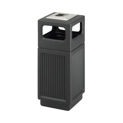 $199.08 • Buy Commercial Trash Can Restaurant Outdoor Large Garbage Waste / Recycle Bin, Black