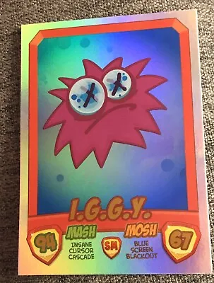 Moshi Monsters Mash Up S2! **RAINBOW** Foil - IGGY Ultra Rare! Moshlings Card • £20