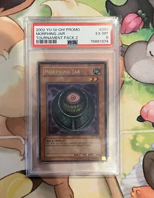 2002 YuGiOh Promo TP2-001 Morphing Jar PSA 6 EX-MT  Tournament Pack 2 • $3000