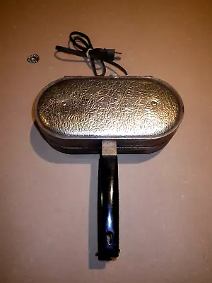 Vintage C. Palmer Electric 800W Pizzelle Iron Model 1000 T Tested Works MADE USA • $40