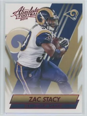 $2 • Buy 2014 Panini Absolute Zac Stacy Spectrum Red St. Louis Rams #84