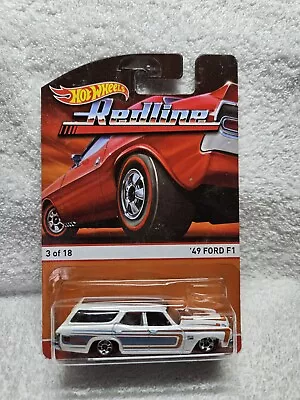 Hot Wheels Redline '49 Ford F1 Wagon - White **Brand NEW** In Package With Case • $2.25