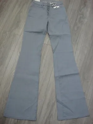 NWT MiH Jeans Marrakesh Jeans Mid Rise Kick Flare Denim Gray 26 Or 27 • $30