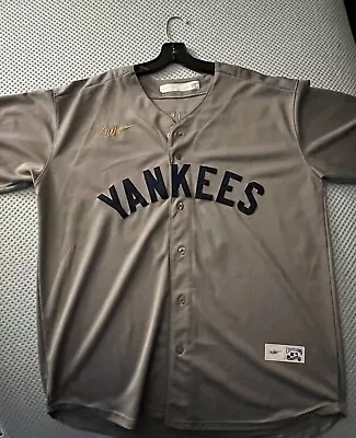 Men’s Nike Babe Ruth New York Yankees Cooperstown Collection Road Jersey Sz XL • $74.99