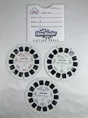 Vtg View-Master Walt Disney's Peter Pan. 3-Reel Set N3989-6019 6029 6039 • $14.99