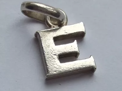 Genuine Links Of London Letter E Charm : Fully Hallmarked • £12.50