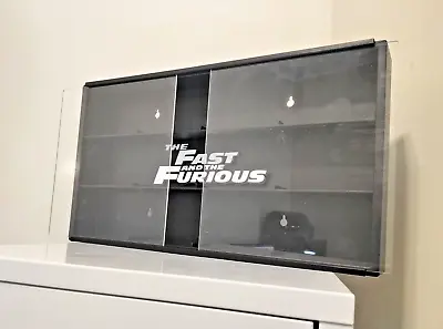 Custom Display Case For The Fast & The Furious Toy Cars Wall Cabinet  • $119