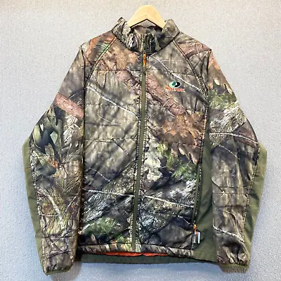 Mossy Oak Camo Jacket Men's Large Break Up All Over Deer Hunting Outdoor Coat • $24.97