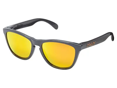 Oakley Frogskins Toxic Blast Polarized Sunglasses OO9013-31 Grey/Fire Iridium • $149.99