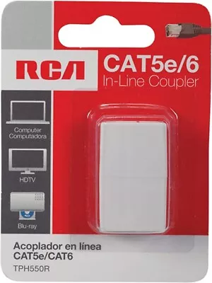 RCA TPH550R CAT-5E/CAT-6 In-Line Coupler White • $8.99