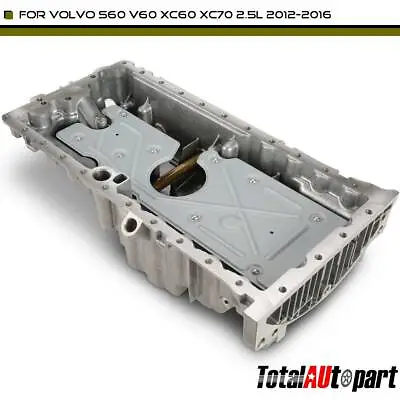Engine Oil Pan Lower Steel For Volvo S60 V60 XC60 XC70 L5 2.5L Turbo 31375244 • $178.98