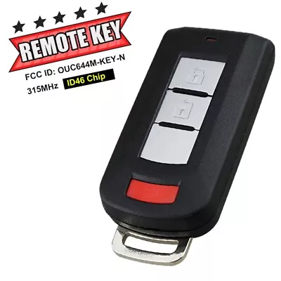 Replacement Key Fob For Mitsubishi Outlander 2014 2015 2016 2017 2018 2019 2020 • $21.10