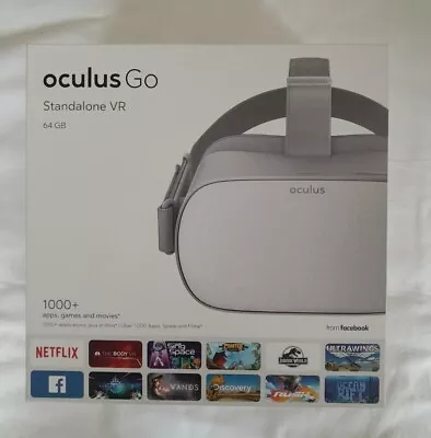 Oculus Go Standalone VR Headset 64GB Boxed With Accessories Vgc • £50