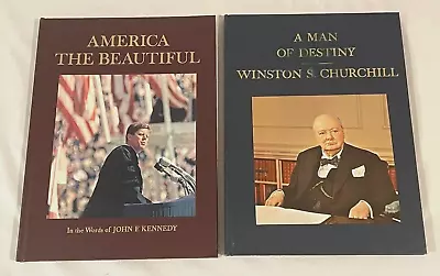 America The Beautiful A Man Of History John F Kennedy Winston Churchill SET 🍒 • $14.89