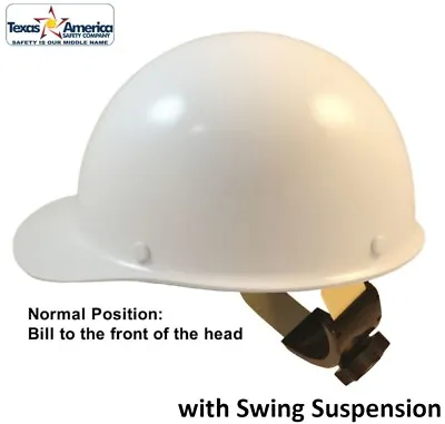 MSA Skullgard Cap Style With Swing Suspension - White • $147