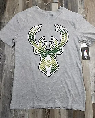 NEW Giannis Antetokounmpo Bucks Mens Sz MEDIUM Tee Shirt NBA Apparel TShirt NWT  • $14.89