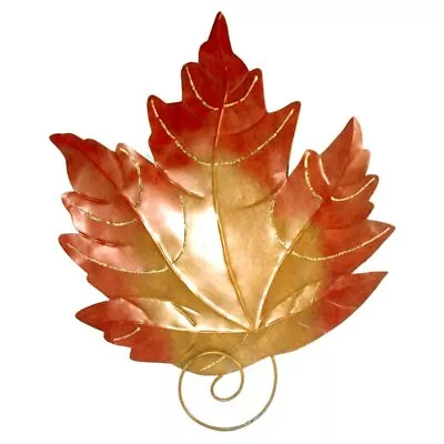 D-Art Collection Tin Metal And Iron Maple Leaf Wall Decor In Multi-Color • $47.34
