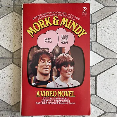 Mork & Mindy VIntage First Printing 1979 TV Novel W/ Photos Robin Williams • $22.49