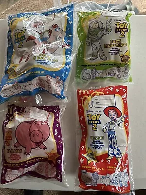 1999 McDonald's Toy Story 2 Disney Happy Meal Toy Set Lot Of 4 Candy Dispensers  • $19.99