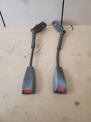 86-93 Mazda B2200 B2600 OEM Seat Belt Recipticals Buckles Gray Bucket Seats • $83.99